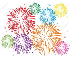 7318174-vector-colorful-fireworks-on-white-background-Stock-Vector